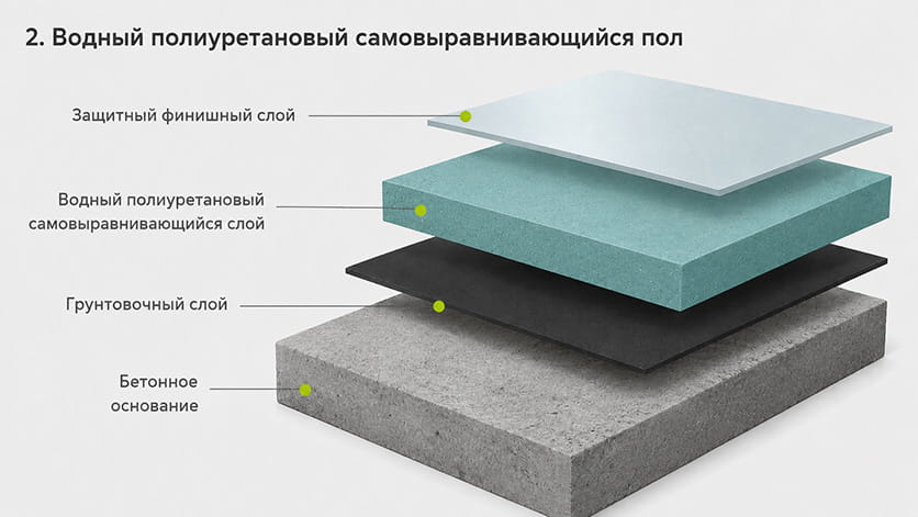 Водные полиуретановые самовыравнивающиеся растворы из Китая