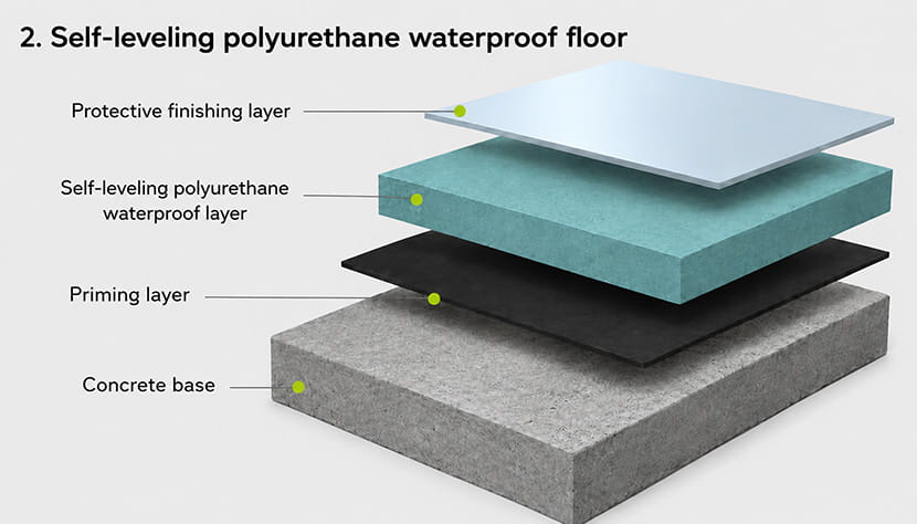 Water-Based Polyurethane Self-Leveling Compounds