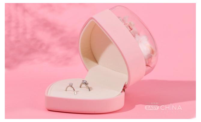 Фото товара Подарочная коробка с розой Flover Ring Box Фото товара Подарочная коробка с розой Flover Ring Box