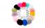 Меховые брелки Помпоны Pom Pom Key Chains Меховые брелки Помпоны Pom Pom Key Chains